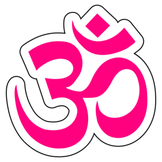 Hinduism Sticker (Hot Pink)
